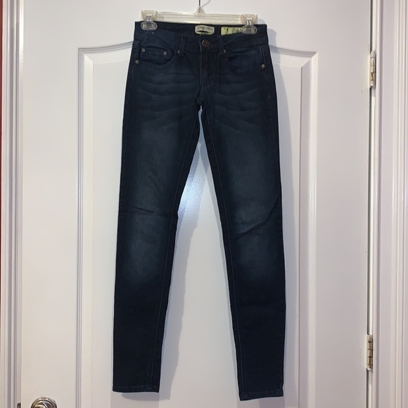 Indigo Rein Skinny Jeggings Size 1 - Picture 2 of 11